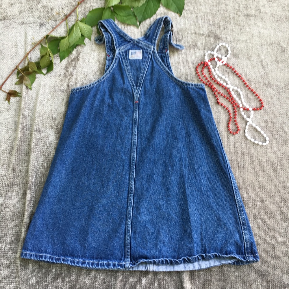 ⬇️$29 POLO RALPH LAUREN RL Flag OVERALLS Skirt - Picture 6 of 7